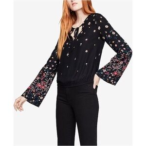 NWT BCBGeneration Floral Print Bell Sleeve Top
